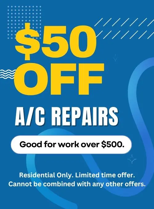 $50 OFF on Residential A/C Repairs